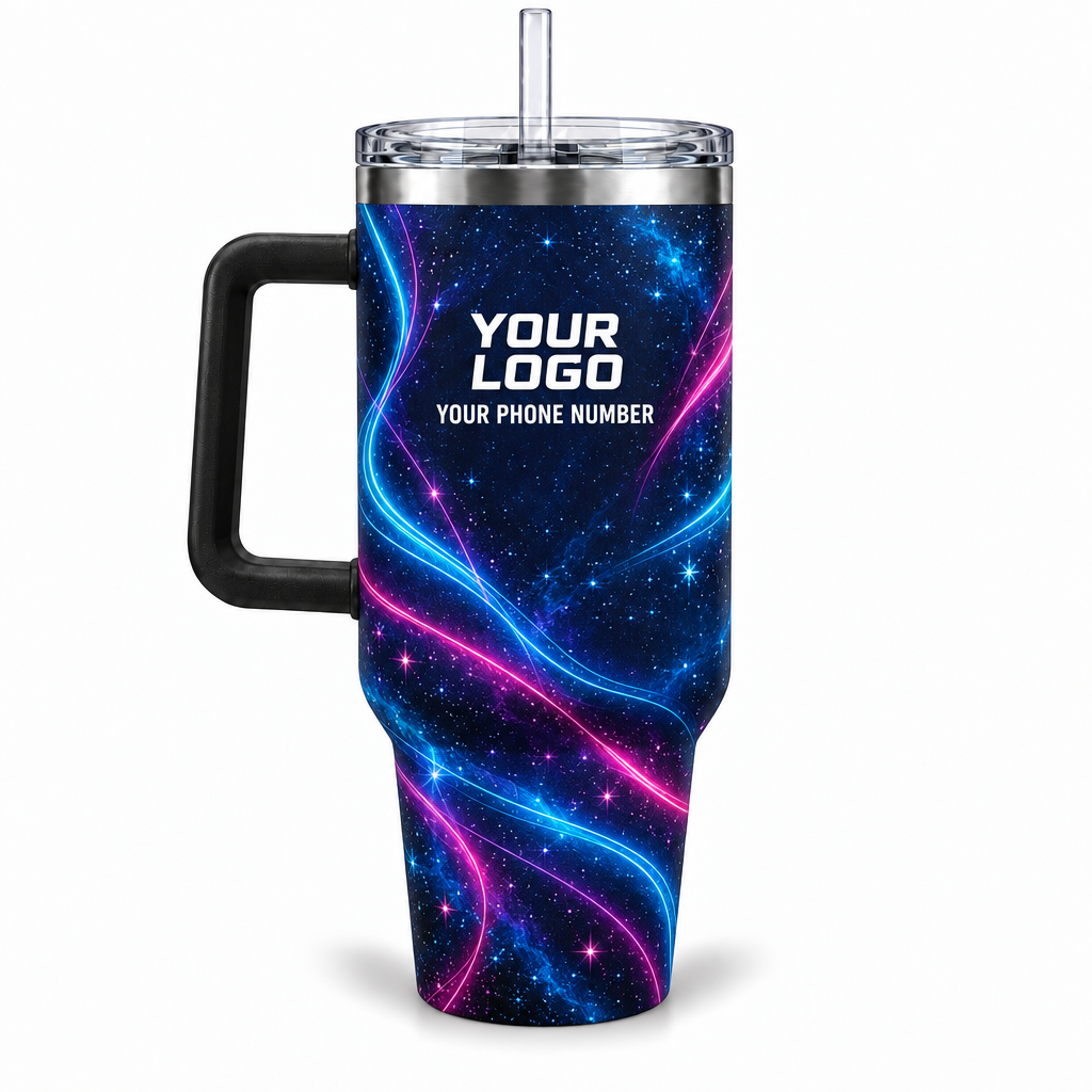 HLN034 personalized tumbler 40oz back product mockup