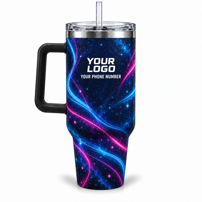 HLN034 personalized tumbler 40oz back product mockup