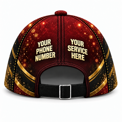 HLN035 personalized cap back product mockup