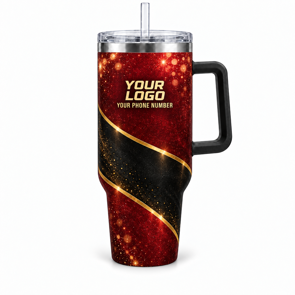 HLN035 personalized tumbler 40oz front product mockup