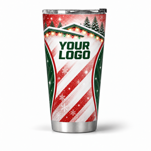 HLN036 personalized tumbler 20oz front product mockup