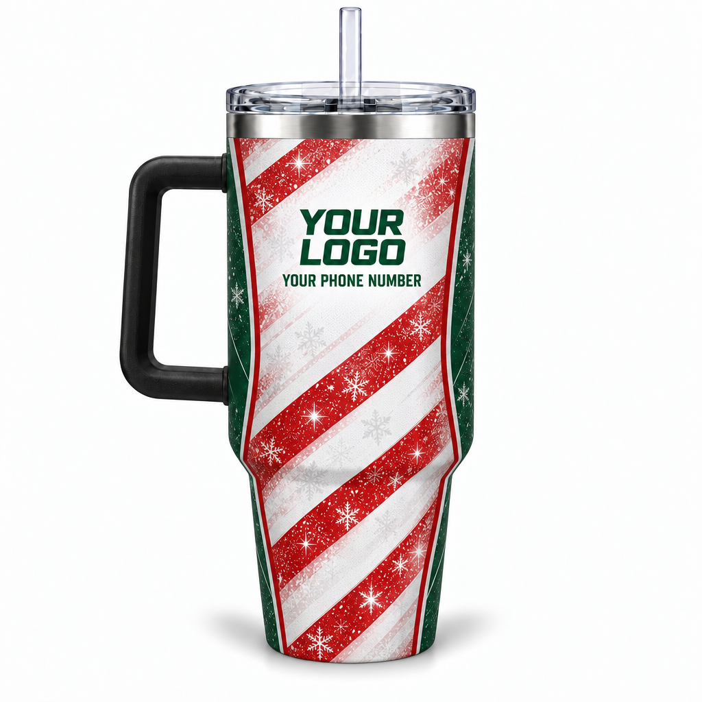 HLN036 personalized tumbler 40oz back product mockup