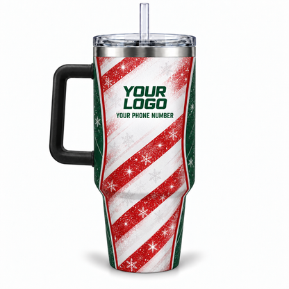 HLN036 personalized tumbler 40oz back product mockup