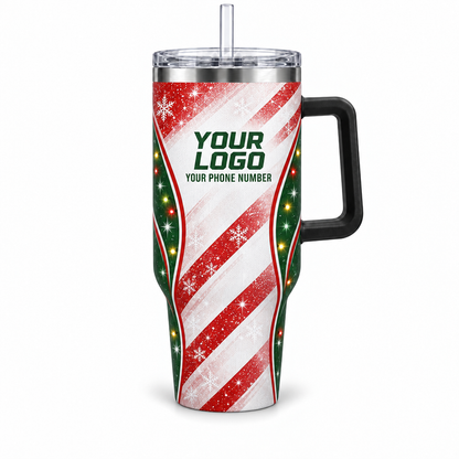 HLN036 personalized tumbler 40oz front product mockup