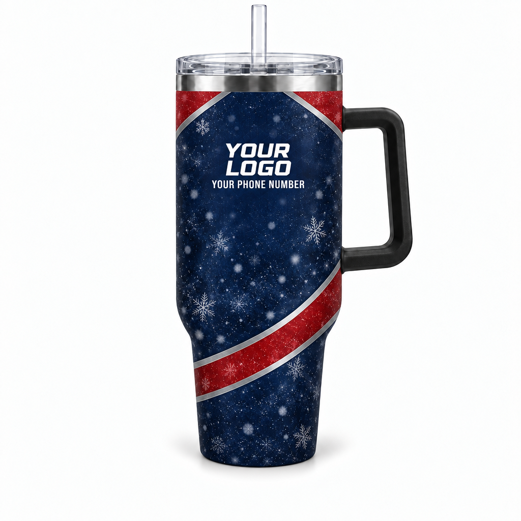 HLN037 personalized tumbler 40oz front product mockup
