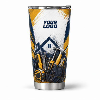 HMN001 personalized tumbler 20oz front product mockup
