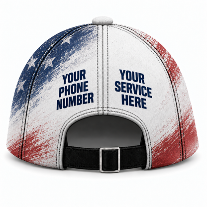 HMN003 personalized cap back product mockup