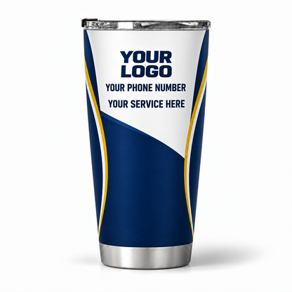 HMN004 personalized tumbler 20oz back product mockup