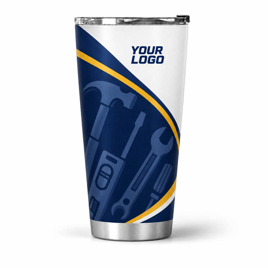 HMN004 personalized tumbler 20oz front product mockup