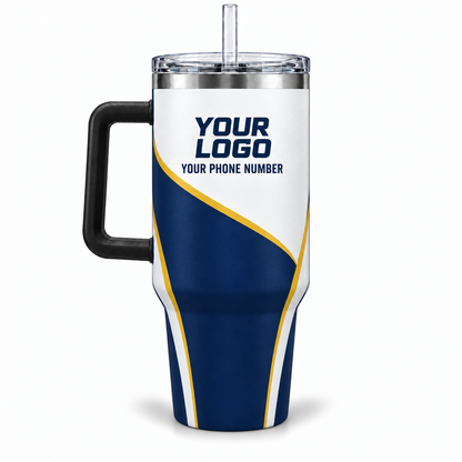 HMN004 personalized tumbler 40oz back product mockup