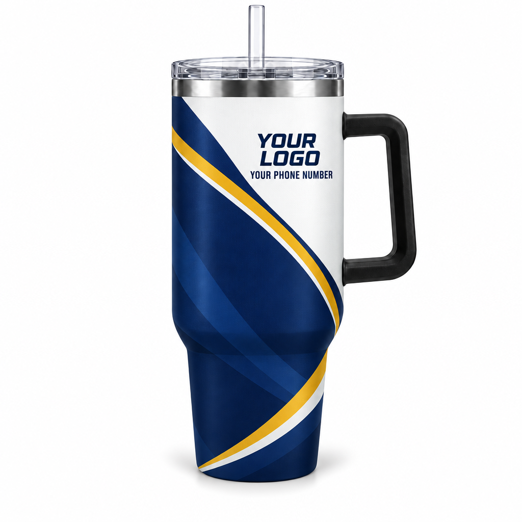 HMN004 personalized tumbler 40oz front product mockup