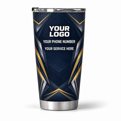 HMN005 personalized tumbler 20oz back product mockup