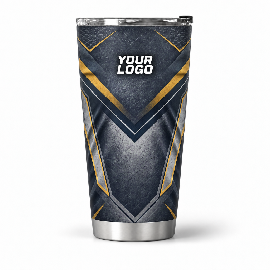 HMN005 personalized tumbler 20oz front product mockup