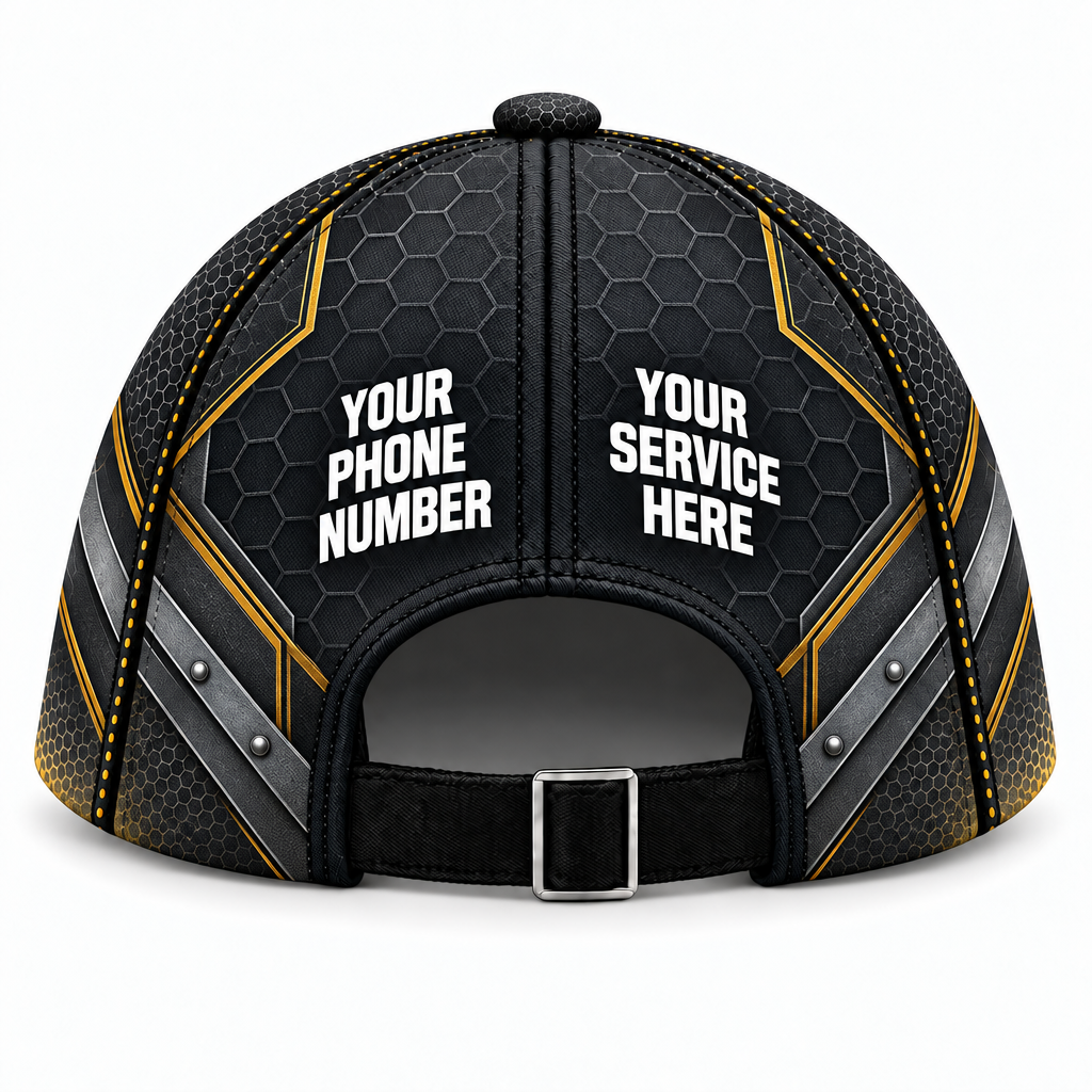 HMN006 personalized cap back product mockup