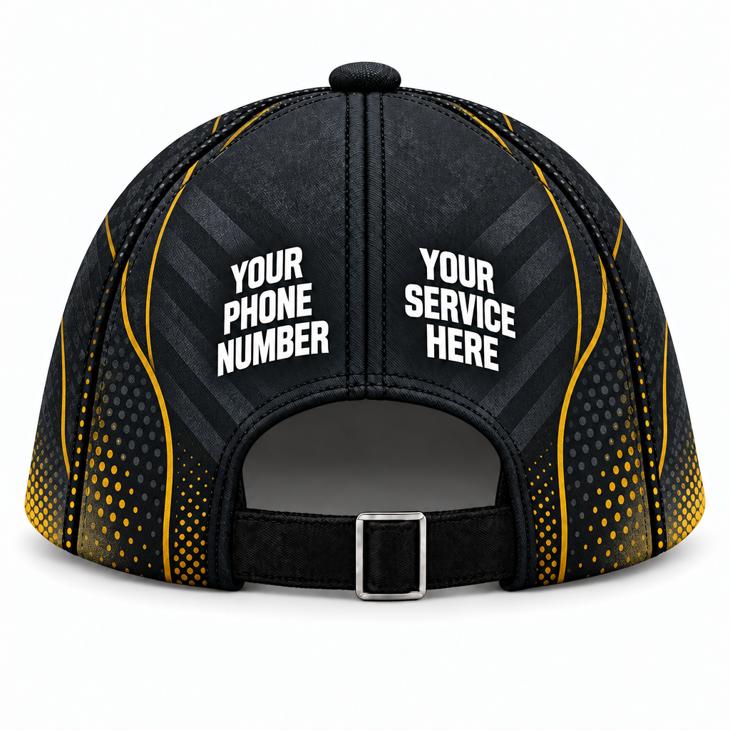 HMN007 personalized cap back product mockup