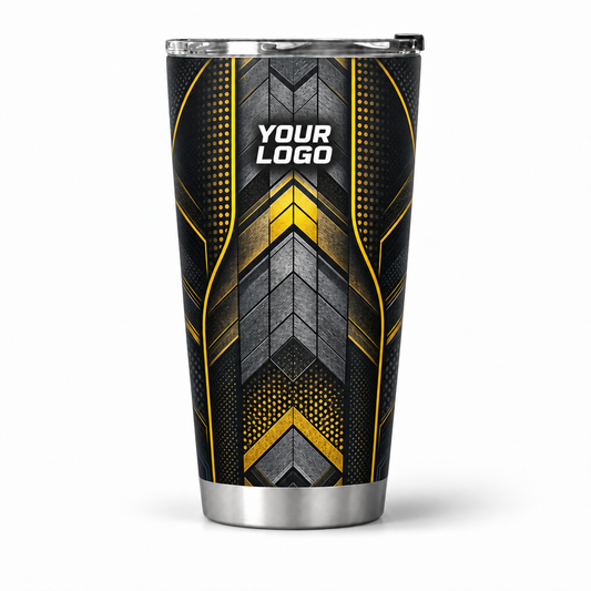 HMN007 personalized tumbler 20oz front product mockup