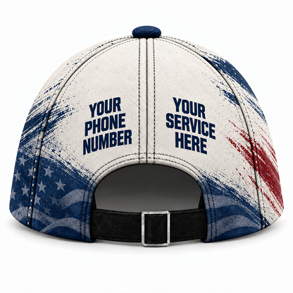 HMN008 personalized cap back product mockup