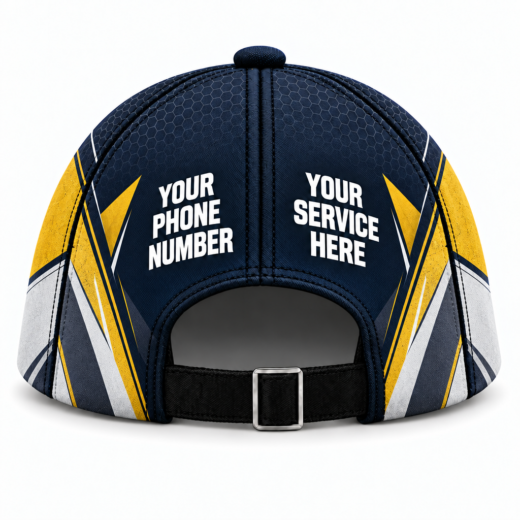 HMN009 personalized cap back product mockup