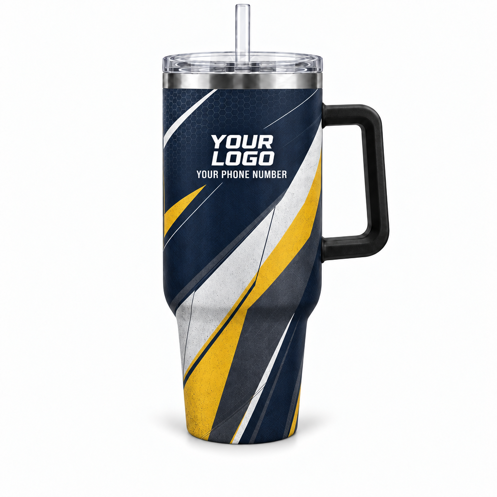 HMN009 personalized tumbler 40oz front product mockup