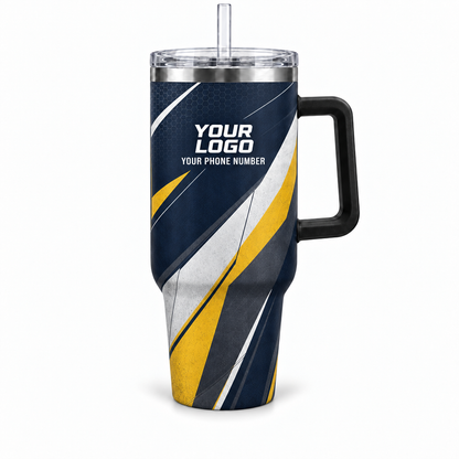 HMN009 personalized tumbler 40oz front product mockup