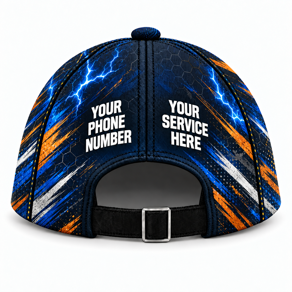 HMN010 personalized cap back product mockup