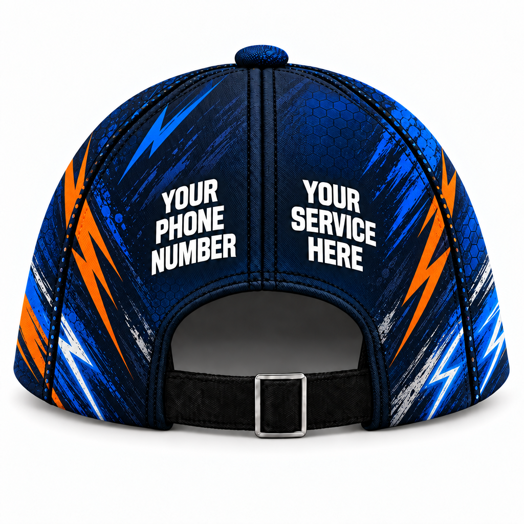 HMN011 personalized cap back product mockup
