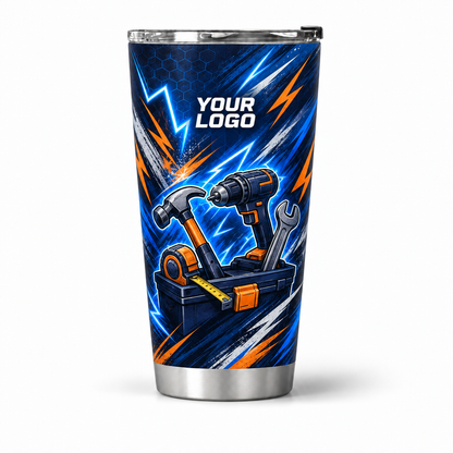 HMN011 personalized tumbler 20oz front product mockup