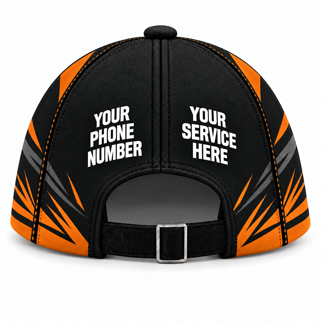 HMN012 personalized cap back product mockup