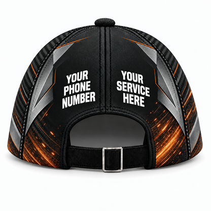 HMN013 personalized cap back product mockup