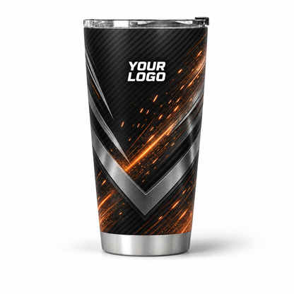HMN013 personalized tumbler 20oz front product mockup