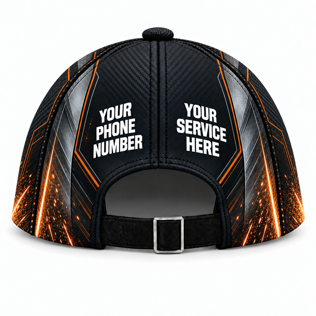 HMN014 personalized cap back product mockup