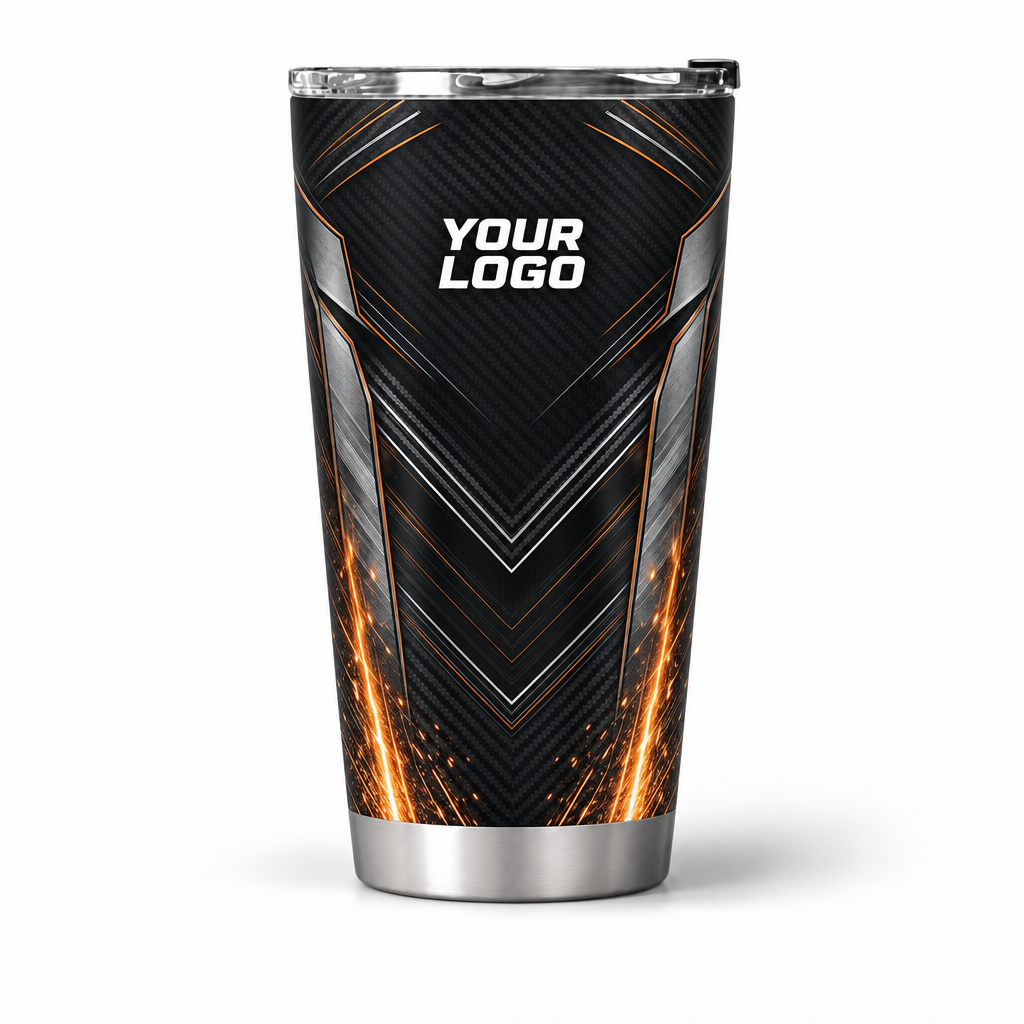 HMN014 personalized tumbler 20oz front product mockup