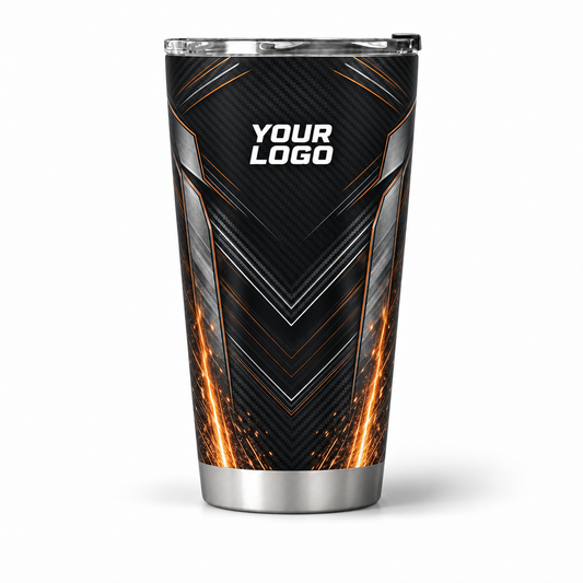 HMN014 personalized tumbler 20oz front product mockup