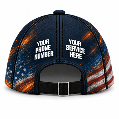 HMN015 personalized cap back product mockup