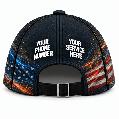 HMN016 personalized cap back product mockup