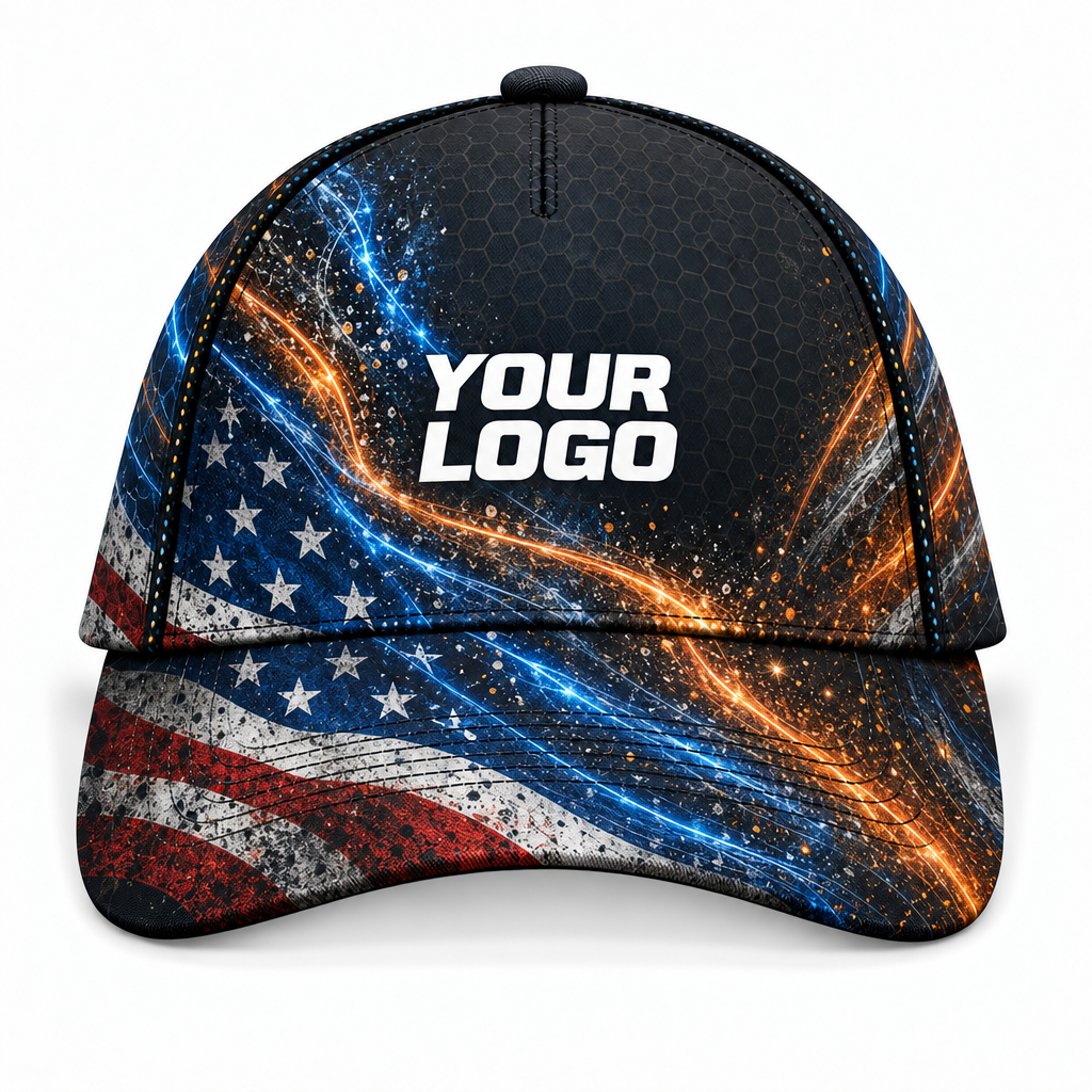 HMN016 personalized cap front product mockup