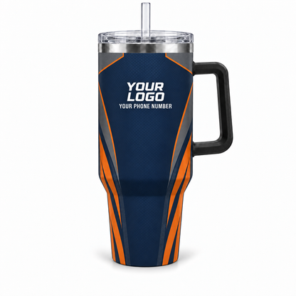 HMN019 personalized tumbler 40oz front product mockup