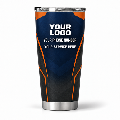 HMN020 personalized tumbler 20oz back product mockup