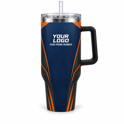 HMN020 personalized tumbler 40oz front product mockup