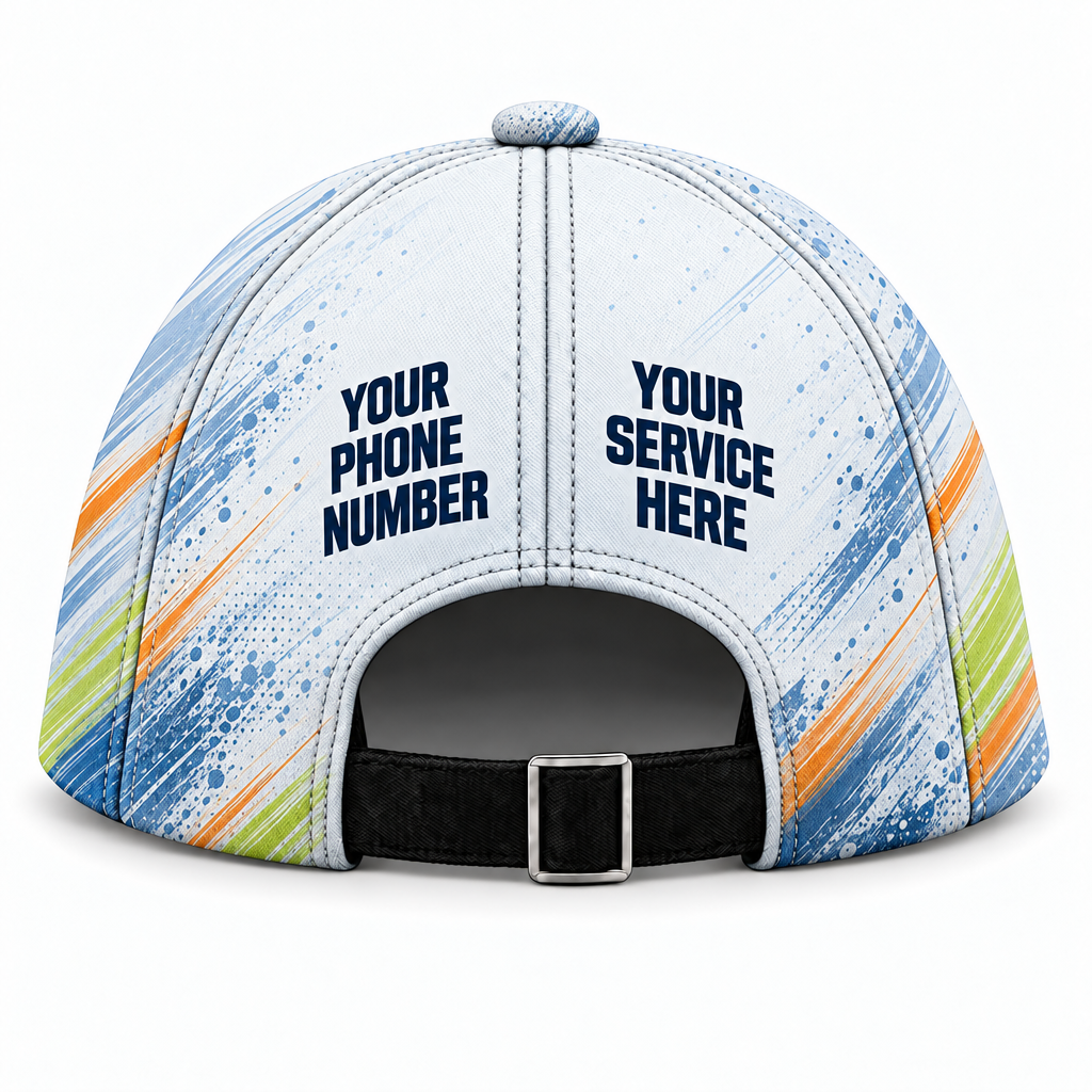 HMN021 personalized cap back product mockup