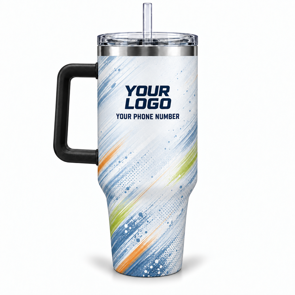 HMN021 personalized tumbler 40oz back product mockup