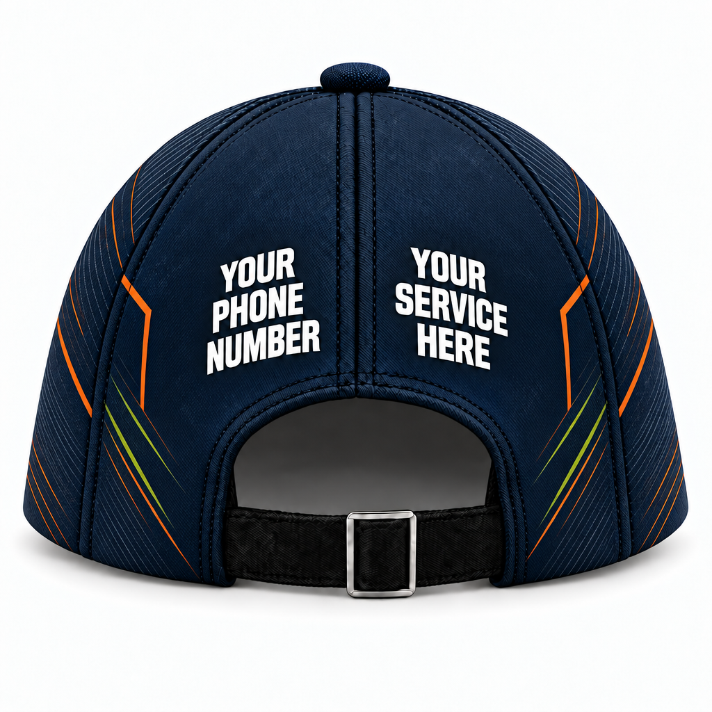 HMN022 personalized cap back product mockup