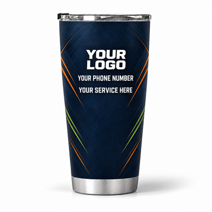 HMN022 personalized tumbler 20oz back product mockup