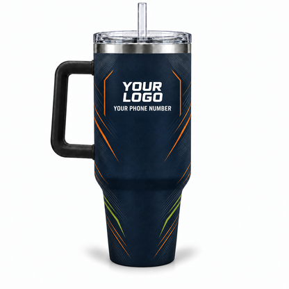 HMN022 personalized tumbler 40oz back product mockup