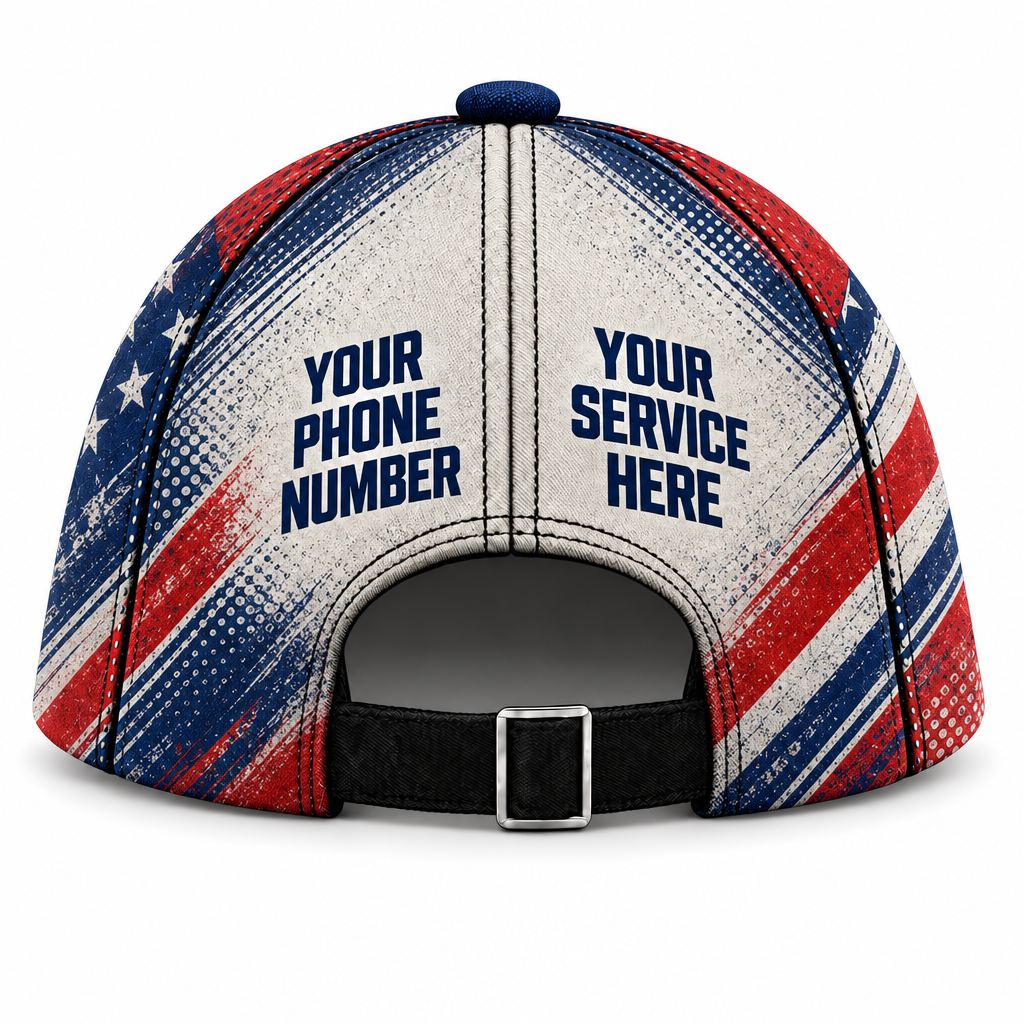 HMN024 personalized cap back product mockup