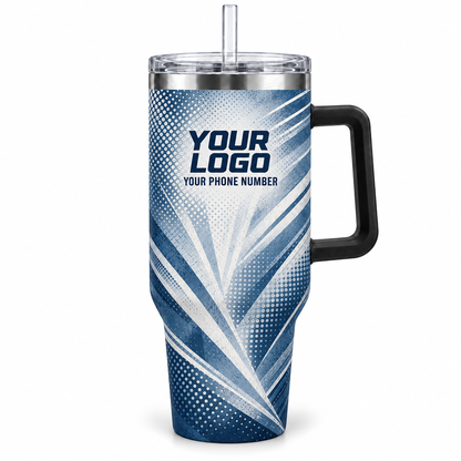 HMN025 personalized tumbler 40oz front product mockup