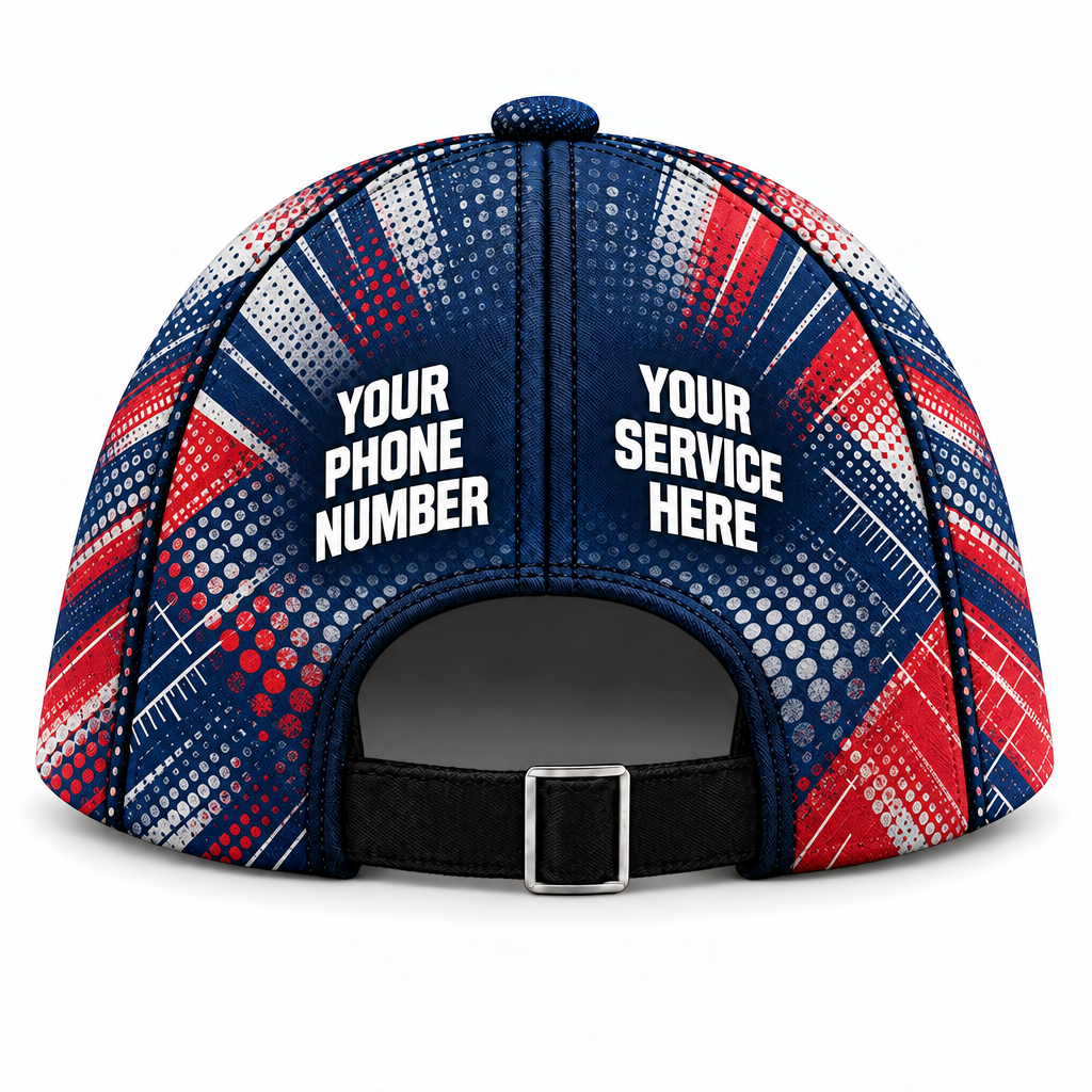 HMN028 personalized cap back product mockup