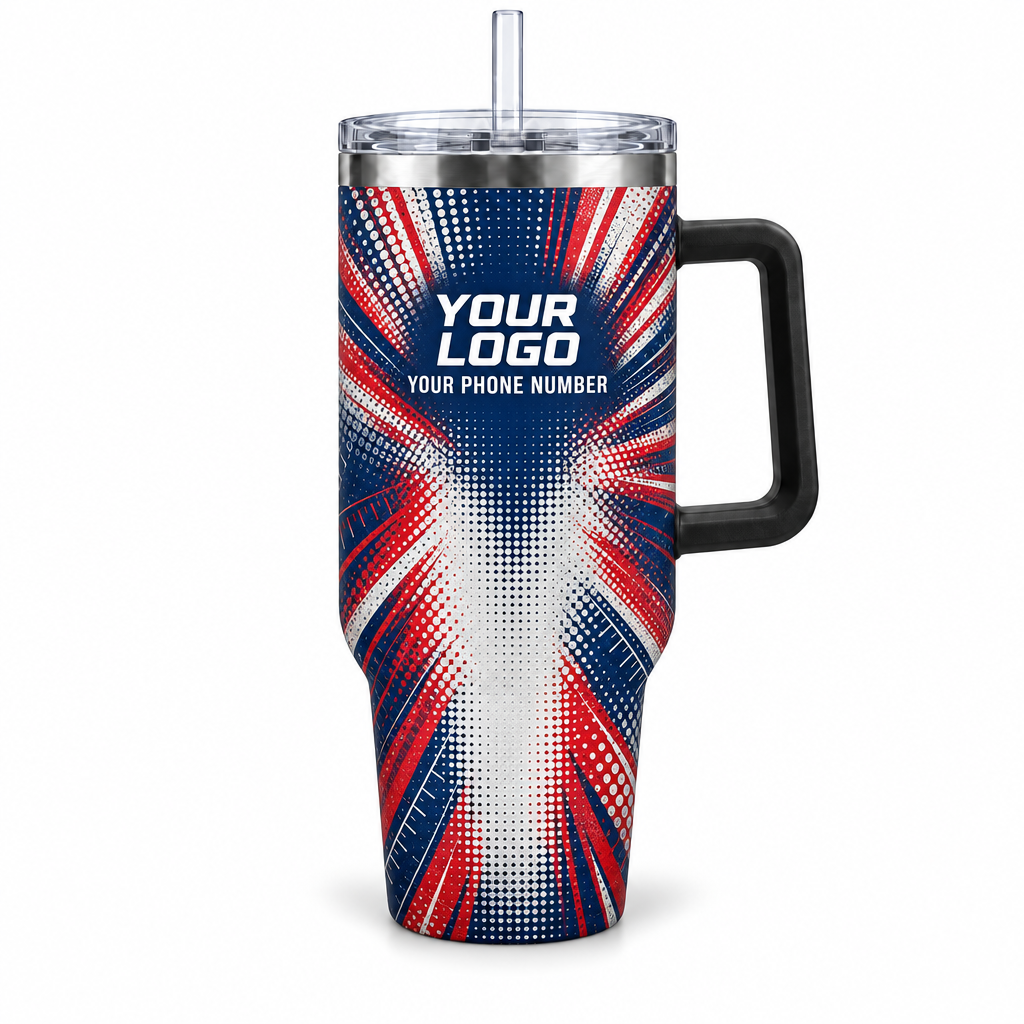 HMN028 personalized tumbler 40oz front product mockup