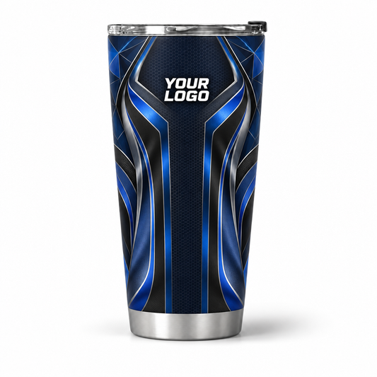 HTJS004 personalized tumbler 20oz front product mockup