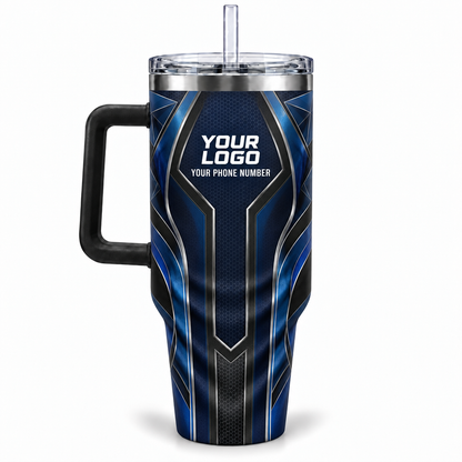 HTJS004 personalized tumbler 40oz back product mockup